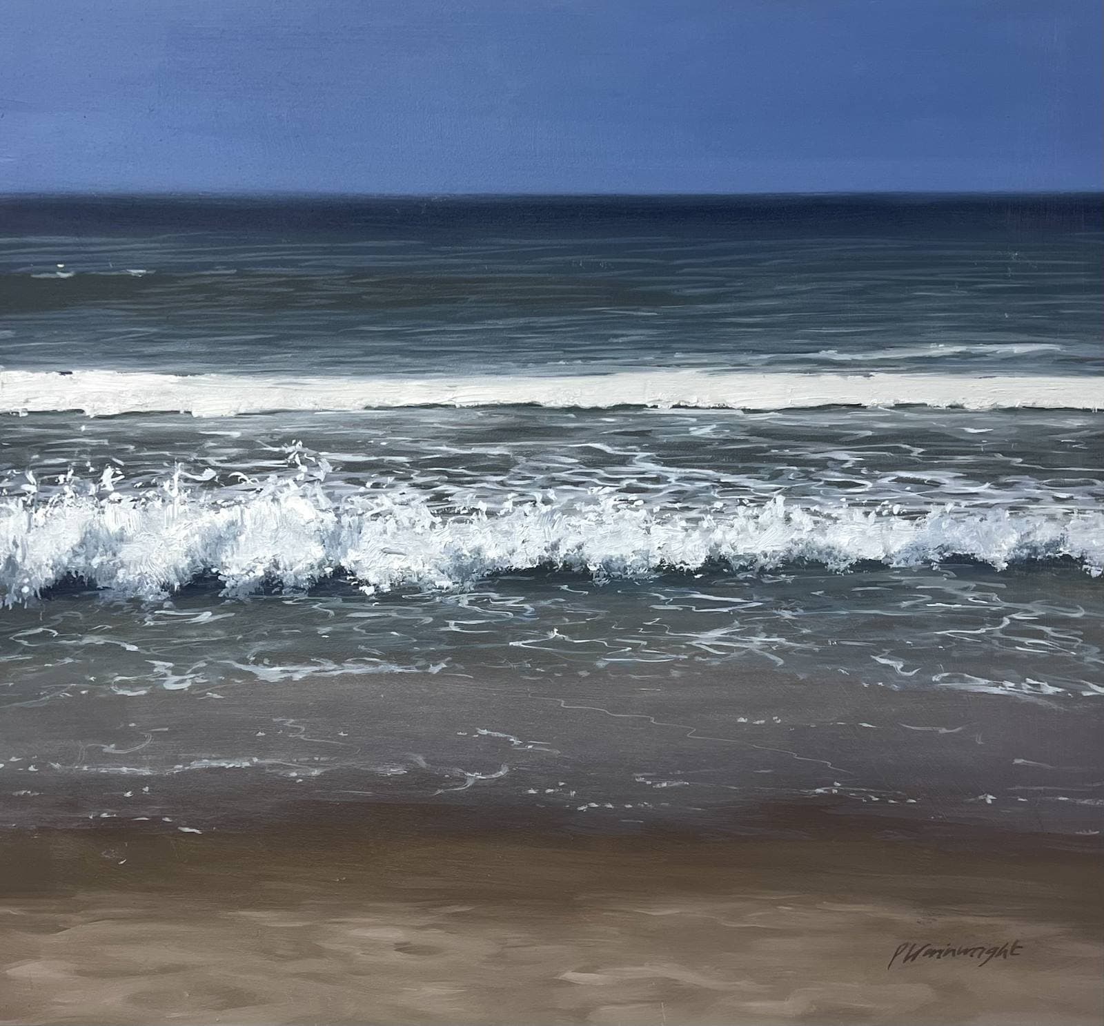 Happy Place — original oil painting on panel by Peta Wainwright