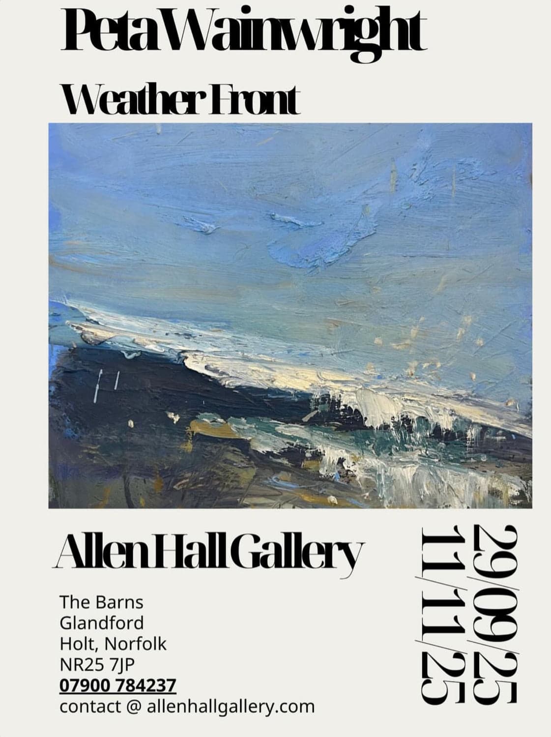 Weather Front exhibition at Allen Hall Gallery